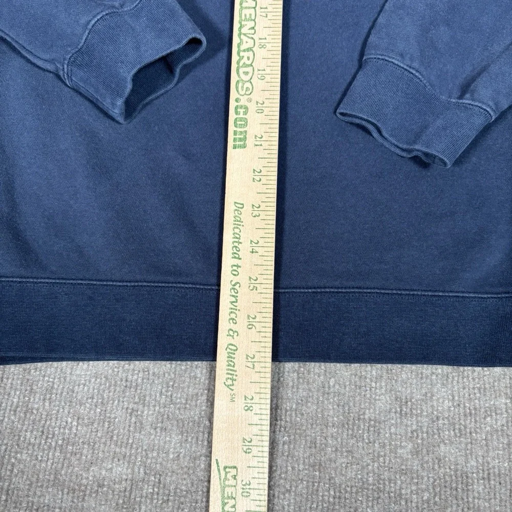 Nike Sportswear‎ Club Fleece Hoodie Sweatshirt Mens L Navy Blue Log Just Do It